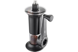 Gefu Lorenzo 16332 Macinacaffè in acciaio inox, nero/argento