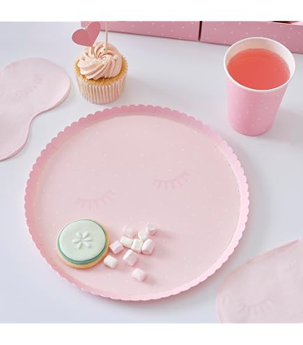 10 Platos De Papel Para Fiestas Y Magdalenas En Casa, 23 Cm