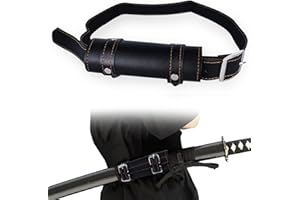 HOMURY Katana - Porta spada con cintura da 105 cm, cintura robusta per un comodo trasporto, perfetto per cosplay e appassionati di samurai, accessorio per rievocazioni, accessorio di alta qualità per
