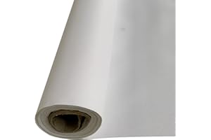 E. U. FABRICS LTD EU Fabrics 7oz PU Coated Outdoor Waterproof Fabric - Water-Proof, Tear Resistant, Cloth for Outdoor Garden Furniture, Sewing Material for Crafts and Hobbies - 150cm Wide (White)