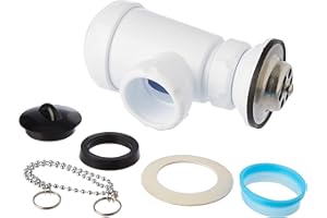 JIMTEN jimtem S-84 - Sifon botella blanco lavabo o bide 1 1/2x63, estándar