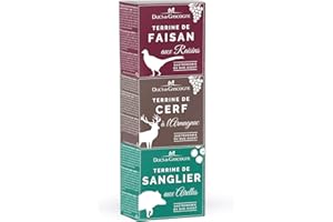 Ducs de Gascogne - Cofffet gourmand "Trio de terrines de Gibier" - comprend 3 terrines différentes - spécial cadeau