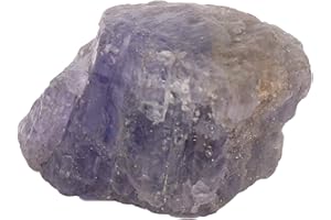 Real Gems Certified Natural Blue Tanzanite Stone, Raw Rough Blue Color 22.50 Ct Tanzanite Healing Crystal Loose Gemstone