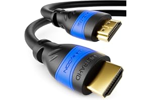 deleyCON 5m Kabel HDMI 2.0a/b - High Speed z Ethernetem - UHD 2160p 4K@60Hz 4:4:4 HDR HDCP 2.2 ARC CEC Ethernet 18Gbps 3D Full HD 1080p Dolby - Czarny
