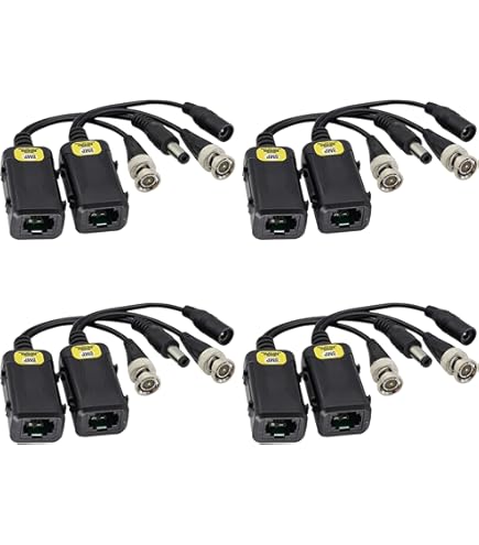 Sopepoyie 2 Paia Di Connettori BNC Passivi Video Balun - Foto 4