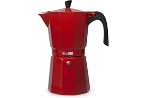 IBILI 612303 Cafetera Bahía, Roja, 3 tazas