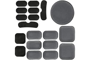 YZPACC 19 almohadillas universales para casco de airsoft, kit de almohadillas de espuma de repuesto para casco táctico para Fast Mich CS ACH FMA USMC PASGT