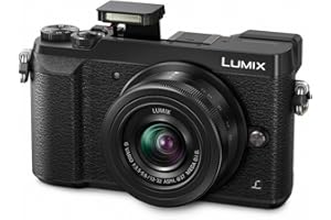 Panasonic LUMIX G DMC-GX80KEGK Systemkamera (16 Megapixel, Dual I.S. Bildstabilisator,Touchscreen, Sucher, 4K Foto und Video) schwarz mit Objektiv H-FS12032E