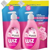 Wiz Blossom Hand Wash Refill Pouch - 1L (Pack of 2) | F...