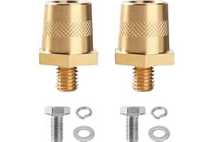 WYTNB M8+M10 Battery Pole Adapter Kit, Battery Terminal Connector Adapter, Thread Installation Battery Tone Post Adapter, Battery Side Terminal Charging Posts, Negative Positive Extender for Car Motorcycle