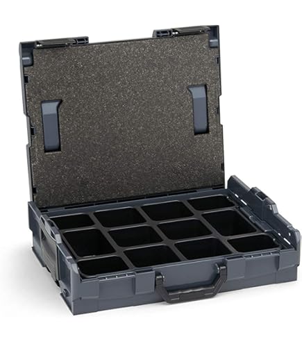 Set Divisori Bosch Sortimo 3F Per Cassette LT272 E LT408 - Divisori In Metallo Per Organizzare Attrezzi - Foto 6