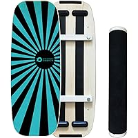 RPM Power Balance Board Roller - Tavola propriocettiva - Pedana Equilibrio Legno per Rafforzamento Muscoli e riduzione Rischi