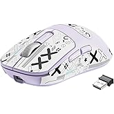 X3 Kablosuz Gaming Mouse, Ultra Hafif 49g Oyuncu Mouse, PixArt PAW3395 Sens&ouml;r-26000DPI, Programlanabilir, 2.4G/Bluetooth/Kabl