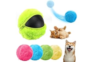 LEFSDVF Active Rolling Ball For Dogs, Dog Magic Roller Ball,Magic Roller Ball 1 Rolling Ball With 4 Color Ball Cover For Puppy Cats Dogs, Training Sports Practice Pet Play