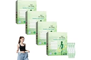 GENÉRICO Solución 6-en-1, Gotas con Extractos Botánicos, Suero Líquido para Mujeres y Hombres (4 Unidades)