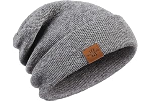 Wmcaps Cappello Uomo Invernale Berretto Uomo in Maglia, Regali per Donna e Uomo a Natale, Unisex Beanie Invernale Cappelli per Sci/Bici/Moto