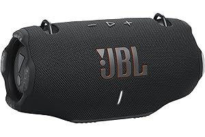 JBL Xtreme 4 Musikbox in Schwarz – Tragbare Bluetooth-Lautsprecher-Box mit tiefem Bass, KI-Sound-Boost und integrierter Powerbank – Wasserfest und staubfest ohne PD-Adapter – 24 Laufzeit