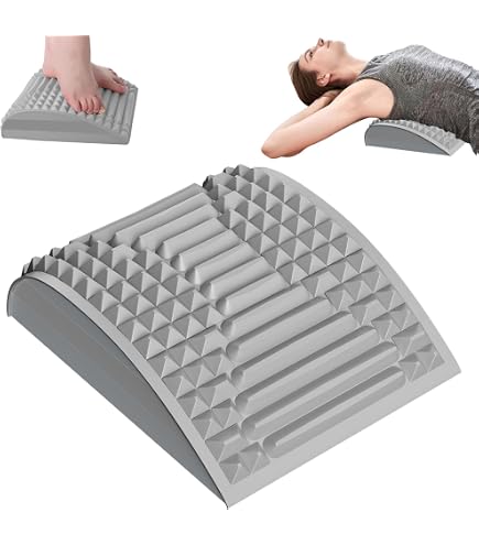 Planche D'étirement Lombaire Magnétique - Soulagement Du Dos, Correction Posturale, 3 Vitesses De Massage - 4