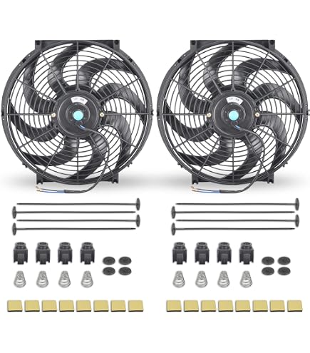 Derale 18 Row Hi-Flow Racing Fluid Cooler With Fan – Universal Fit, 7/8-14 ORB Fittings, 350 PSI, Tube & Fin Design