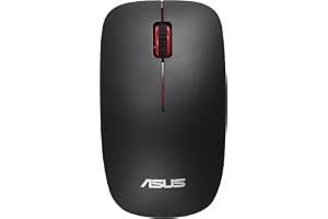 ASUS WT300 Wireless Ergonomic USB Mouse, Ambidextrous Design, Up to 1600 Dpi, Compact & Lighweight Mouse,2.4GHz Nano Dongle, Up to 15 Months of Battery Life - Black