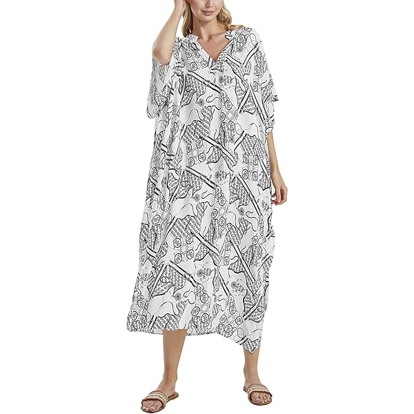 Cardigan Kimono Boho Donna - Oversize, In Poliestere, Per Spiaggia E Loungewear, Copricostume - Foto 10