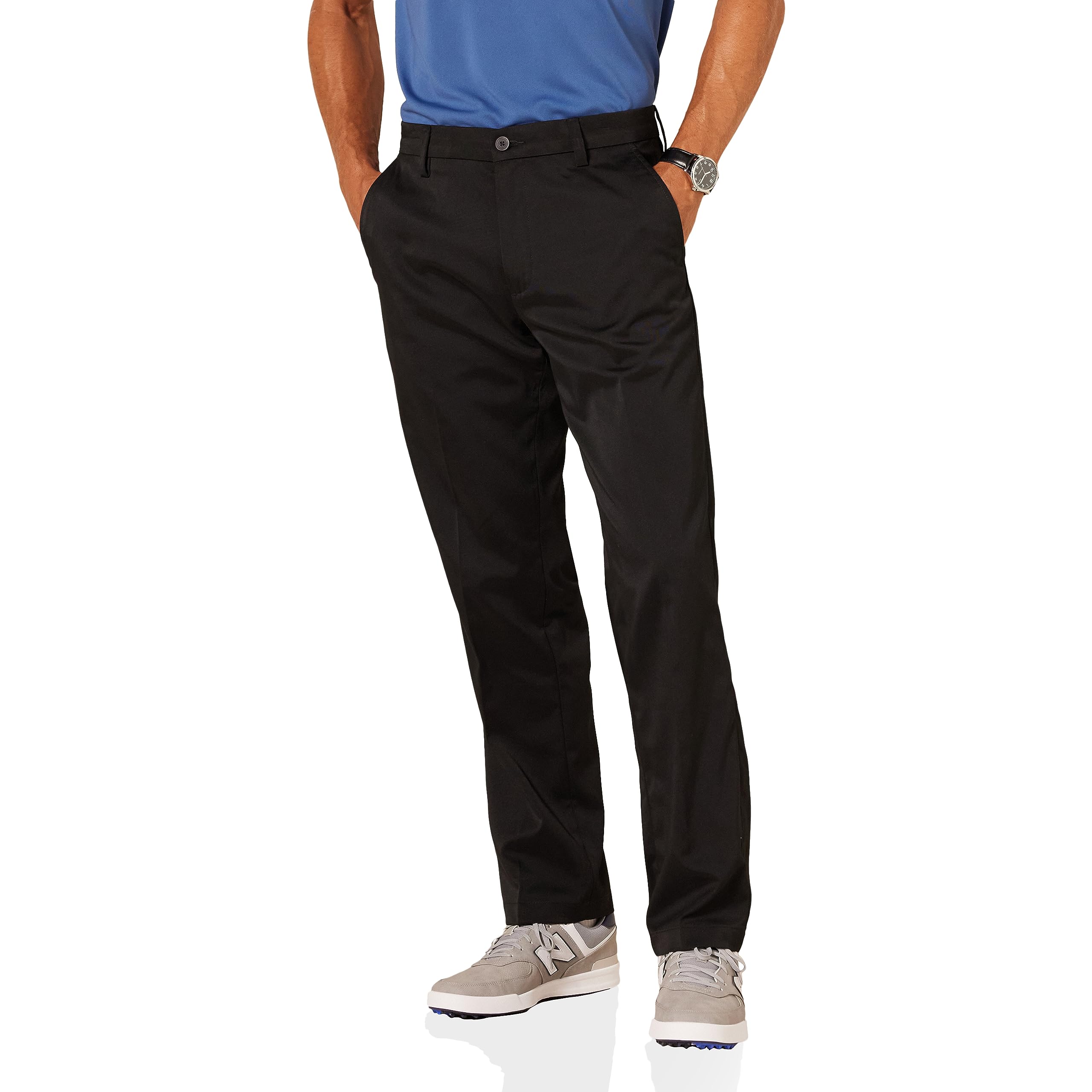 Amazon Essentials Pantalón de Golf Elástico de Ajuste Clásico - Colores interrumpidos Hombre - 1