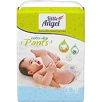 Little Angel Baby Diaper Pants, Large - 48 Count