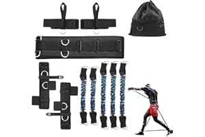 ‎SFEEXUN Sfeexun Boxen Expander Resistance Bands Set: Boxing Gummibänder Expander Fitness Band Gummibänder Fitness Bänder, Fitnessbänder Set für Fitness Studio und Zuhause(150LBS,200LBS,300LBS)