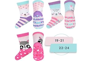soxo Calcetines Antideslizantes Niño Regalos Originales Bebes 1 Año 3 Pares 6-36 Meses