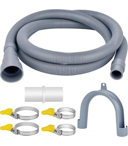 LUTH Premium Profi Parts Ablaufschlauch Kompatibel Mit Beko 1752000400 Gerade/Gerade 20/18,5mm 2,15M Für Geschirrspüler