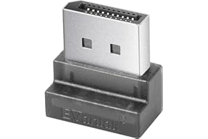 EVANLAK Kompakter 4K DP Virtual Display Adapter - Hochleistungs-DisplayPort-Emulator, kompatibel mit Headless 1080@60Hz-3840x2160@17Hz