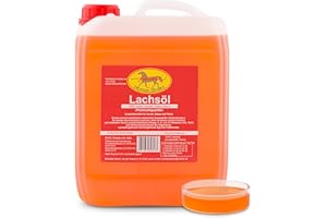 Scheidler horse-direkt Lachsöl für Hunde, Katzen und Pferde, reines Fischöl, Barf Öl ohne Zusätze, reich an Omega-3, 6- und 9-Fettsäuren, natürliches Einzelfuttermittel, 2,5 Liter