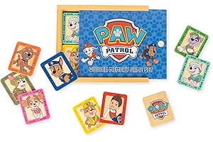 Paw Patrol Wooden Memory Game – Develops Cognitive & Matching Skills – 18 Character-themed cards – On-the-Go Play for Kids & FSC-Certified – Suitable for 2 Years and Up