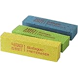 Fret Erasers180 & 400 & 1000 Grit, Abrasive Rubber Blocks Fret Polishing Rubber Set of 3