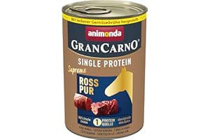 Animonda GranCarno Adult Ross pur 400g (Menge: 6 Je Bestelleinheit)