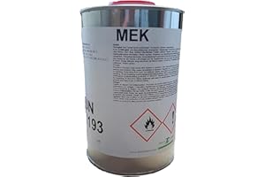 GENERISCH DC DruckChemie GmbH Methylethylketon MEK 1L, 99,5% - Starkes Reinigungsmittel und Lösungsmittel für die Lösung von Kunststoffen, Harzen und Lacken
