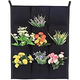 Praktische Pflanzen-Tasche, vertikale Gartentasche, Wandaufhängung zum Pflanzen von Blumen, Erdbeeren, Kartoffeln, Pflanzgefä
