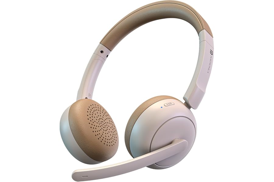 Portronics Muffs A3 On Ear Headphone with Inbuilt Flexible Boom Mic & Dual ENC Technology, Upto 50 Hours Playtime, Deep Bass, Bluetooth Version 6.0, 4