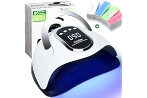 TudoBem Lampe UV Ongles Gel Professionnel, UV LED Ongles Puissante, avec 66 ampoules 220 Watts, Machine UV LED pour ongles, Catalyseur Ongles, Lampe Vernis semi-permanent Séchoir Manicure et Gel Nail