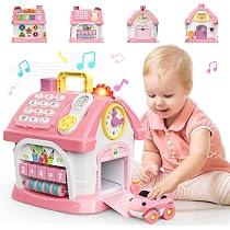 CubicFun Jouet Bebe 1 an Dinosaure Jouet d'Activité et Rampant, Jouet Enfant 1 2 3