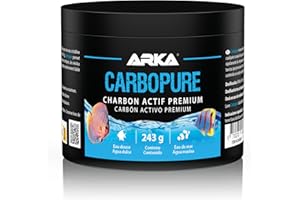 ARKA Charbon Actif Aquarium 500 ML – Microbe-Lift Carbopure – pour Eau cristalline après Traitement ou Coloration – Charbon Premium Vapeur & lavé à l’Acide – pour Eau Douce & Marine – efficacité Rapide