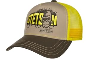 Stetson Grew Up Trucker Cap - Truckercap Herren - Meshcap größenverstellbar - Basecap mit Mesh-Einsatz - Baseballcap Frühjahr/Sommer - Schirmmütze