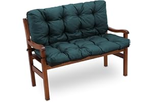 Amazinggirl Coussin Banquette de Jardin 180x100 cm - Coussins de Banc canapé et pour Palette Gros Impermeable Oreiller Exterieur o Interieur au Assise Vert