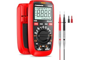 Multimètre Numérique Intelligent FNNEMGE est un Ampèremètre Polyvalent doté d'un Compteur de 4000, Capable de Mesurer la Tension Alternative/Directe, le Courant, la Capacité, la Résistance