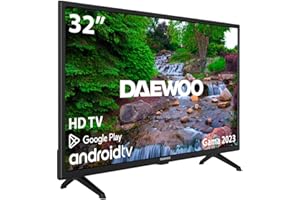 DAEWOO Televisor Smart TV 32DM53HA1 32'' HD Android 11 WiFi Bluetooth E Negro