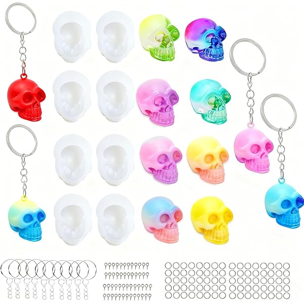 Mama And Baby Portachiavi Charms Resina Stampi in Silicone, Lupo, Dinosauro, Alce, Cervo, Cane, Scimmia, Gufo, Tartaruga, Giraffa, Canguro, Maiale, Cerbiatto, Mucca, Anatra, Segugio, 16-Count