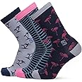 The Sock Street Ankle Socks for Men, Quirky Pattern Printed Socks Pack of 3 - Paradise Trip