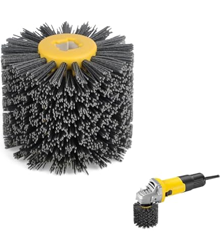 Borstel voor polijstmachine 80 mm, zwart 4 rijen – De Zilverwinkel