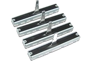 DJSpares 4x Fader für Pioneer DJM800, DJM700, DJM600, DJM500, DJM400, DJM350, DJM300, DJM2000 - Kabelgebunden, XLR, RCA - ALPS - Fader - DJ-Mischer