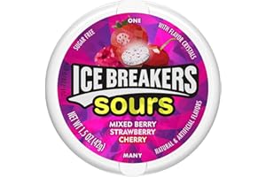 UOOTPC Ice Breakers Sours Mixed Berry Mints Zuckerfrei 42 g